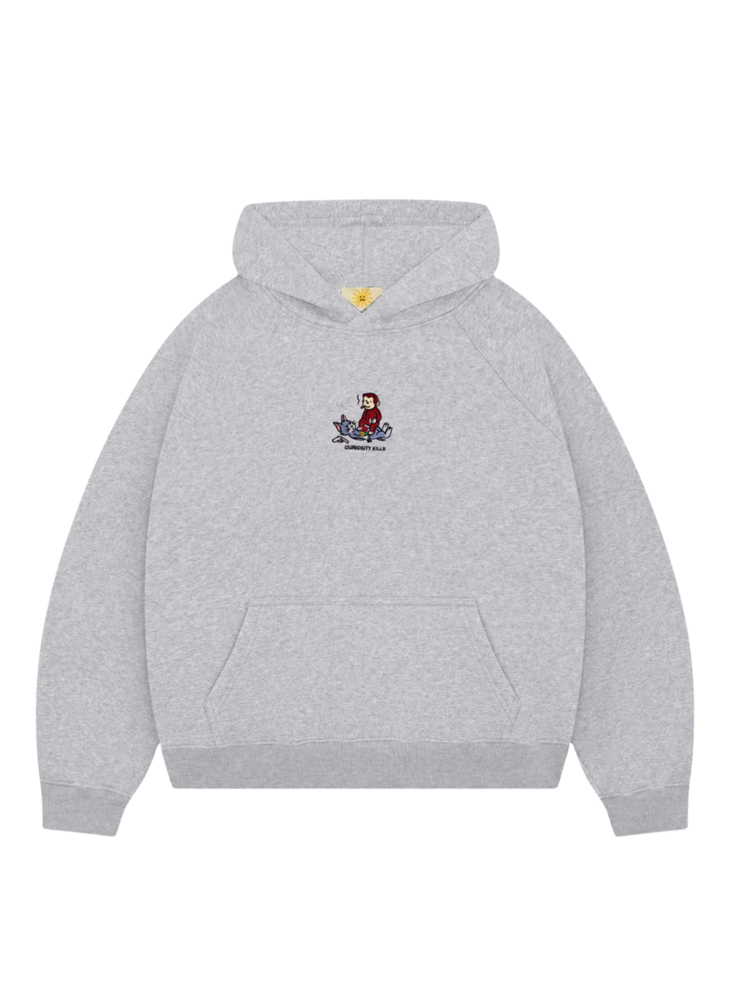 Curious George Hood - Grey (Hemp)