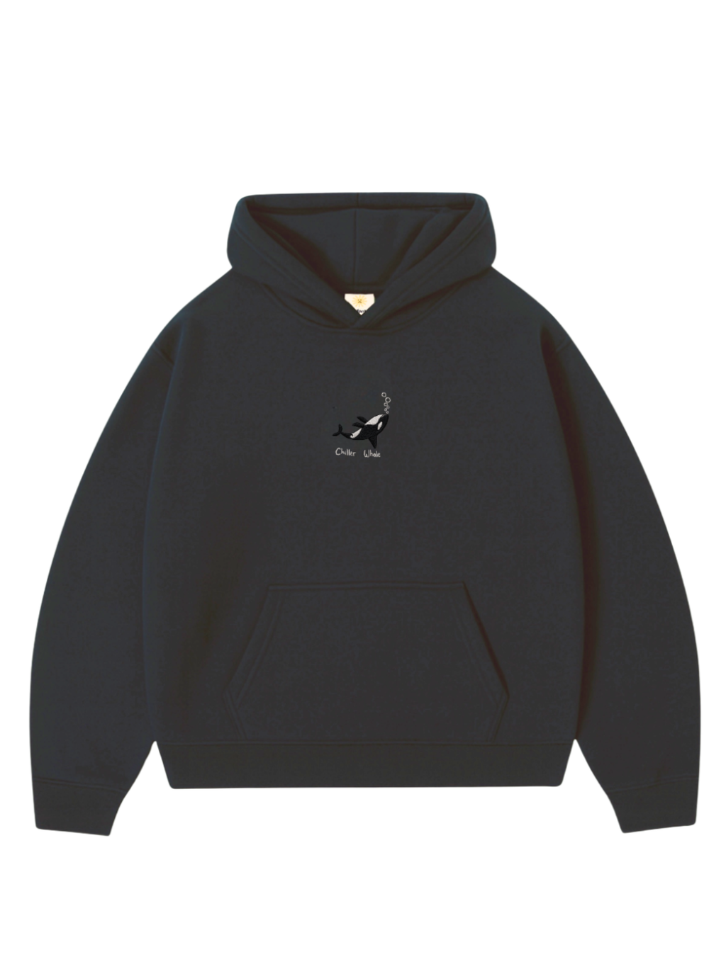 Chiller Whale Hood - Charcoal (Hemp)