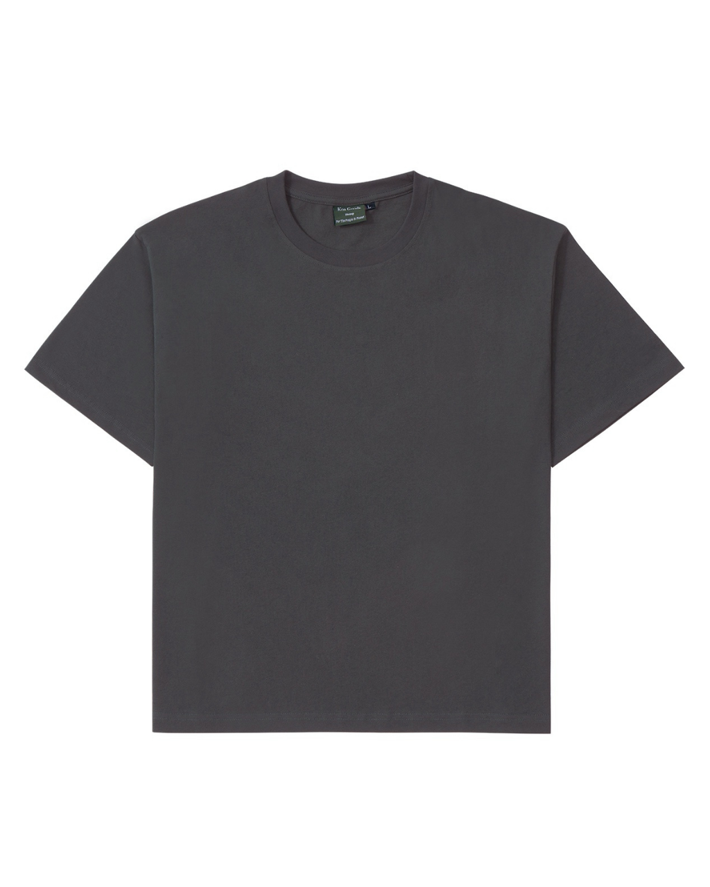 Box Tee - Charcoal (Hemp)