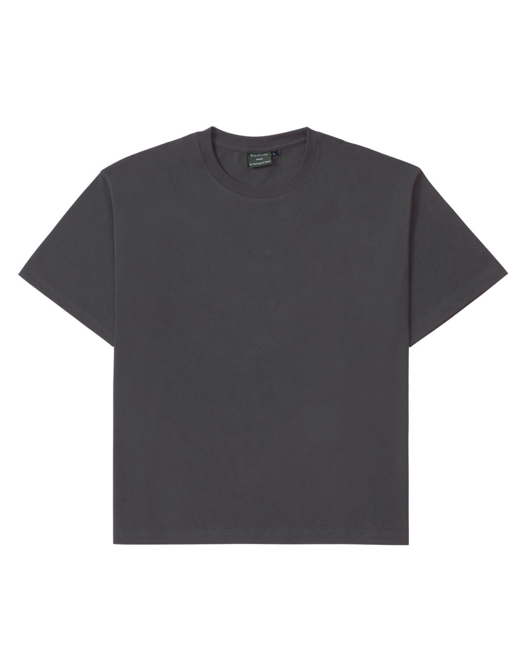 Box Tee - Charcoal (Hemp)