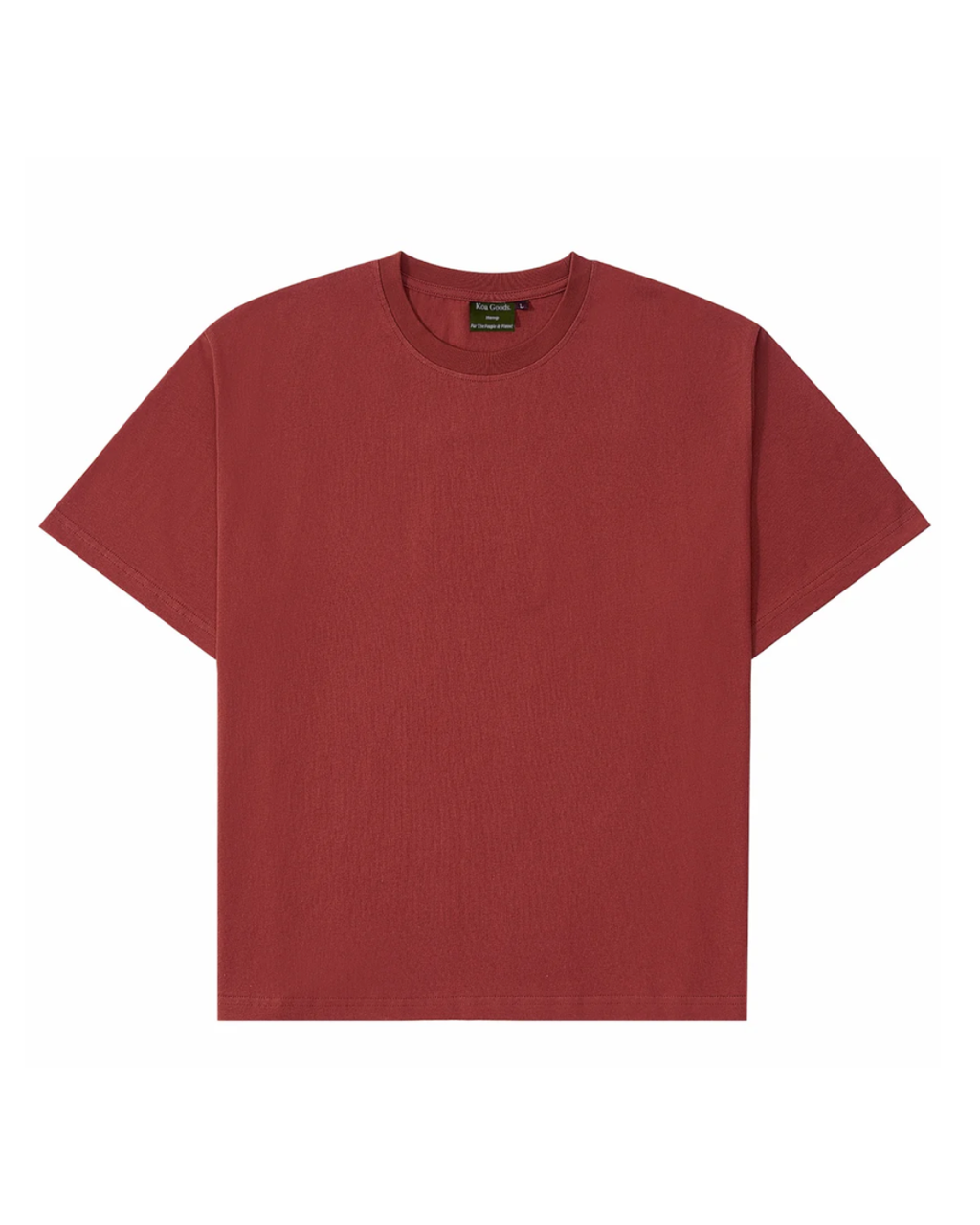 Box Tee - Dusky Scarlett (Hemp)