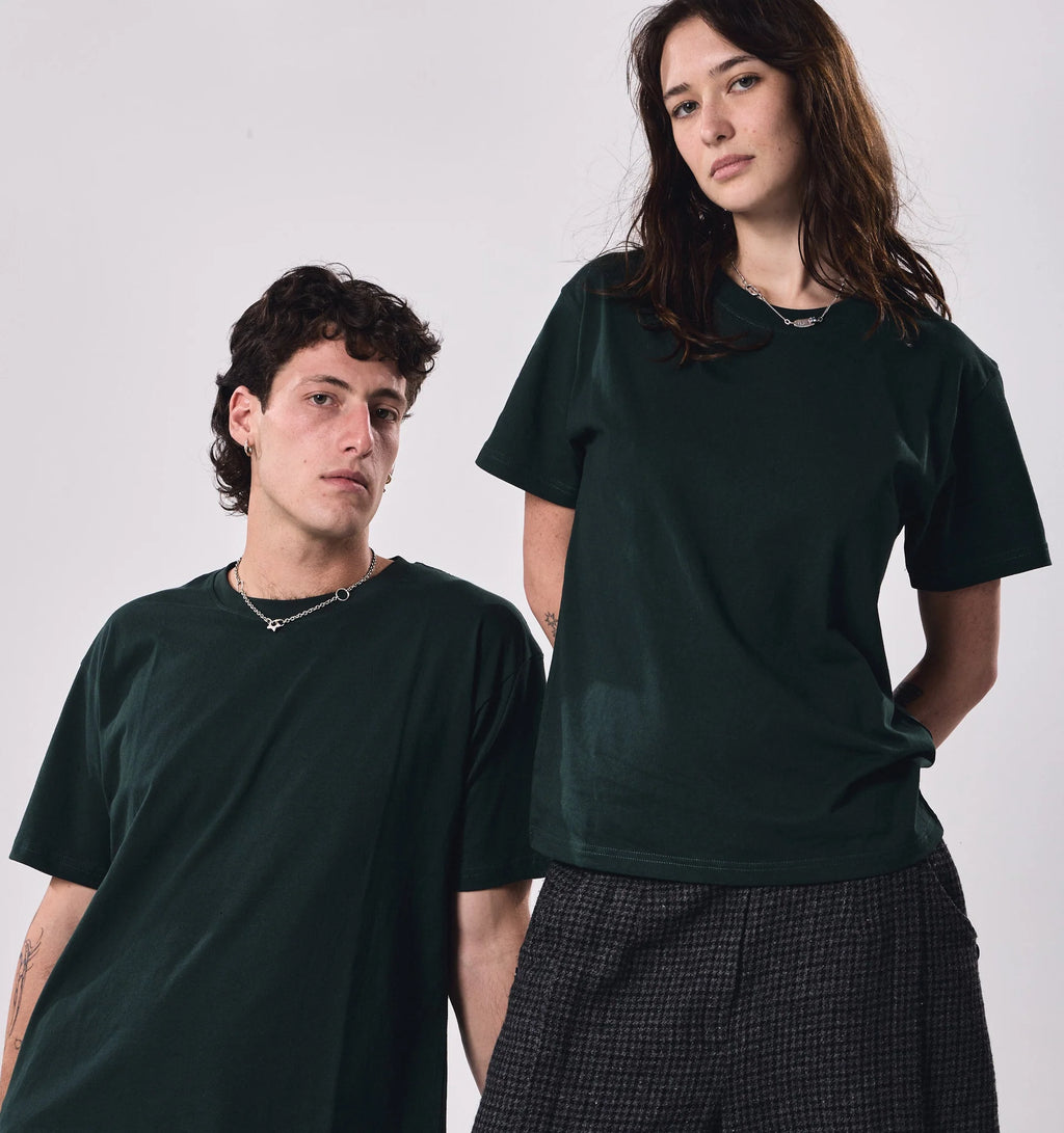 Box Tee - Dark Pine (Hemp)
