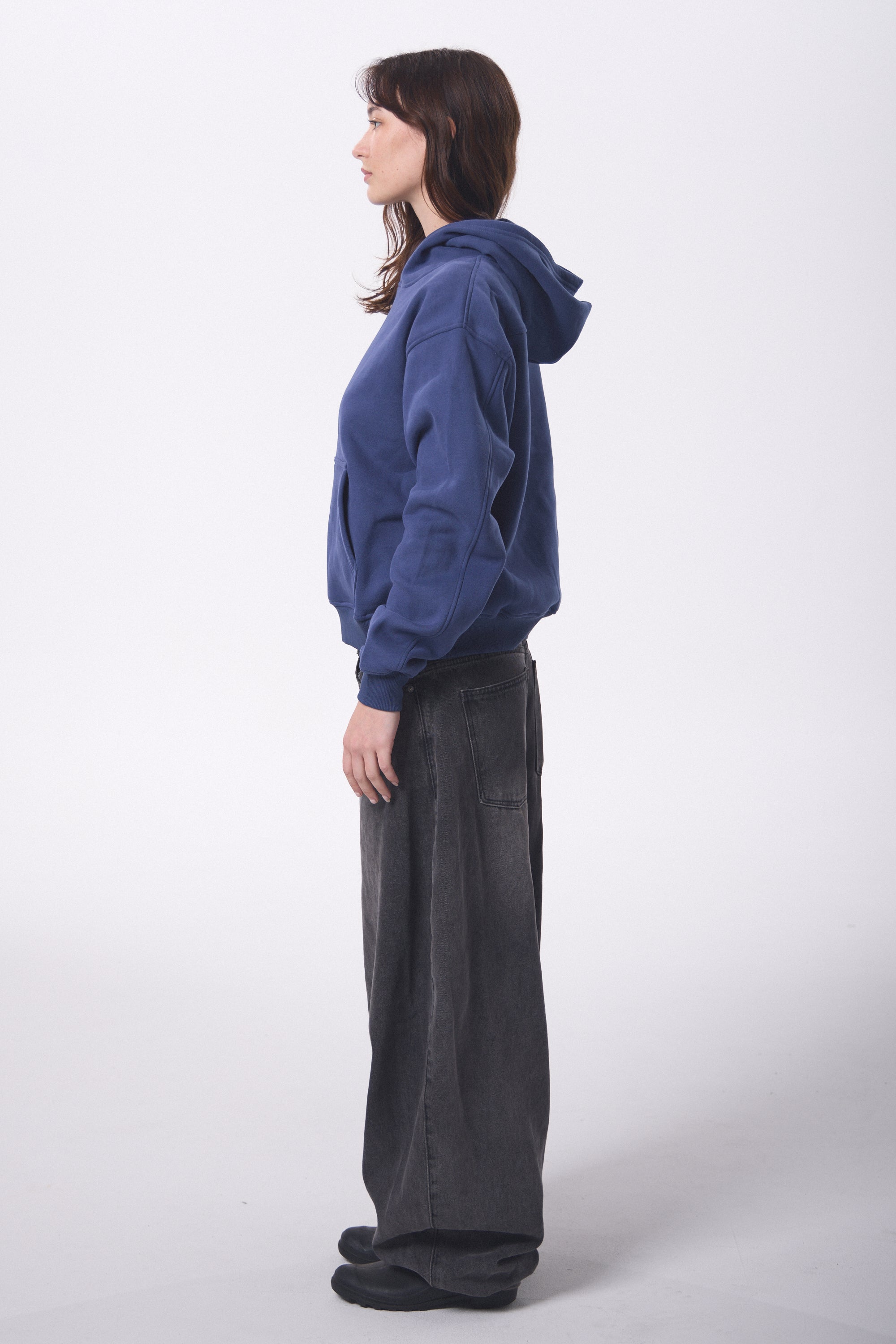 The Beetles Hood - Petrol Blue (Hemp)