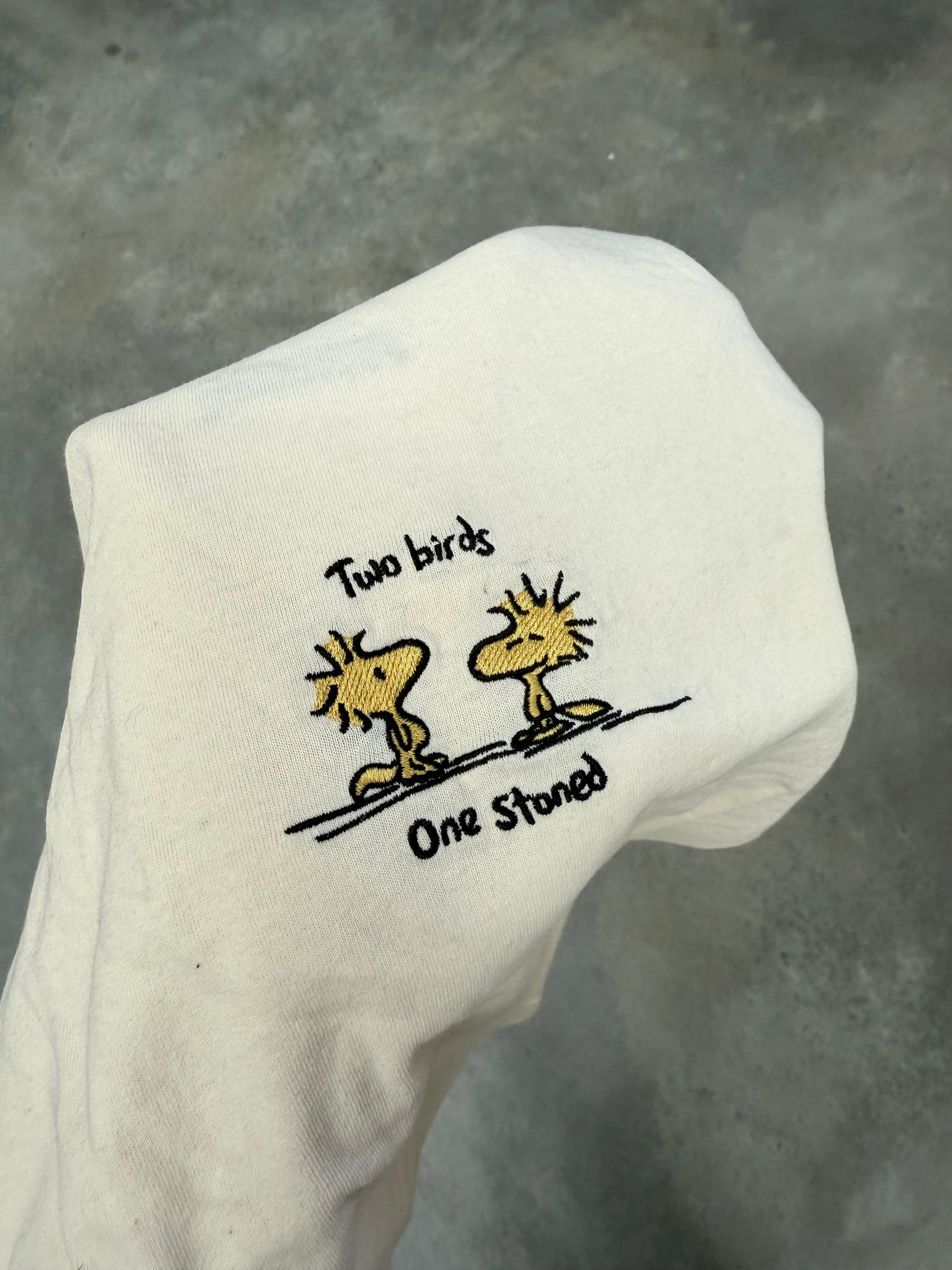 Two Birds One Stoned - Off White (Hemp)