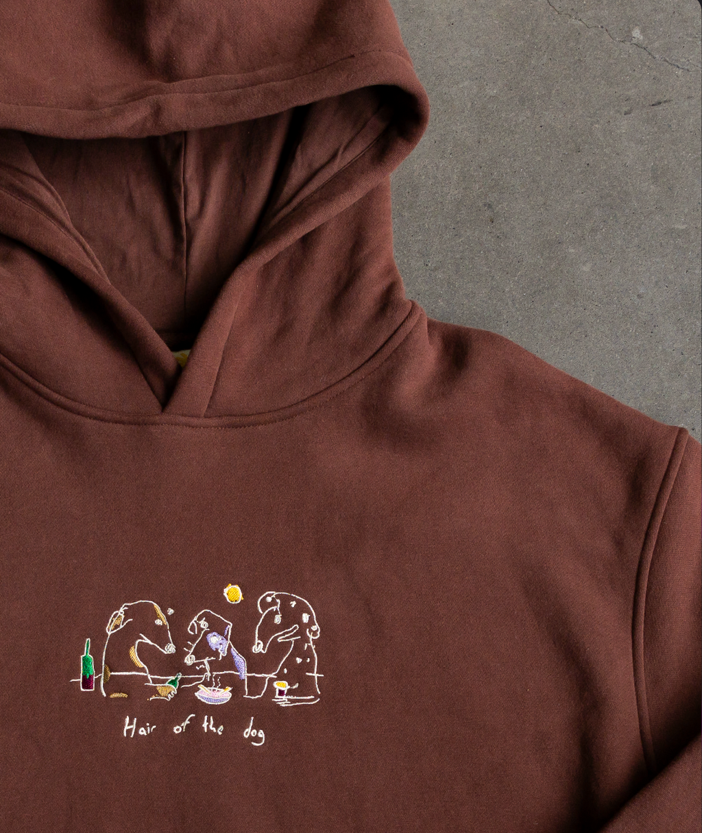 Hair of the Dog Hood -  Chocolate (Hemp)
