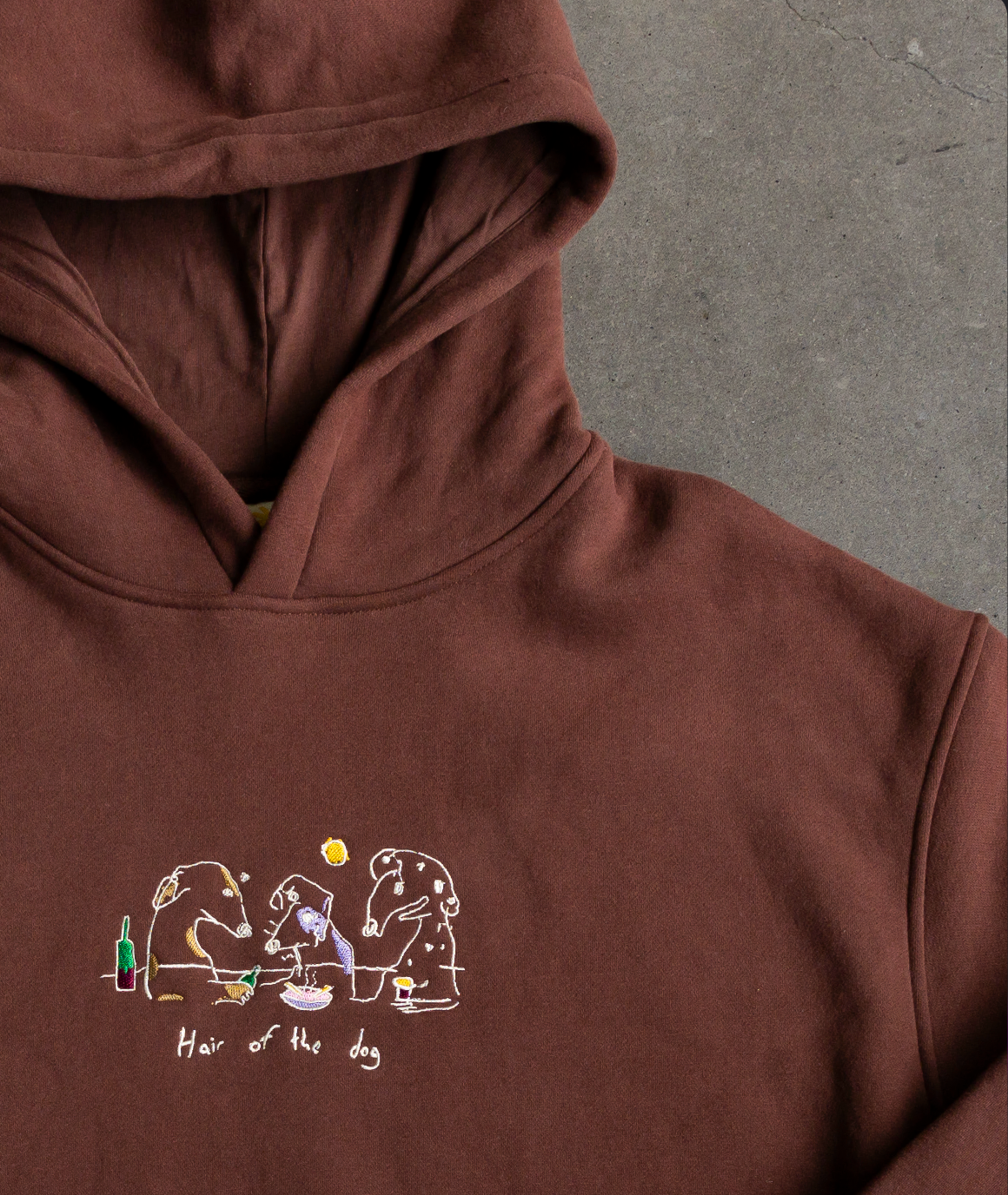 Hair of the Dog Hood -  Chocolate (Hemp)