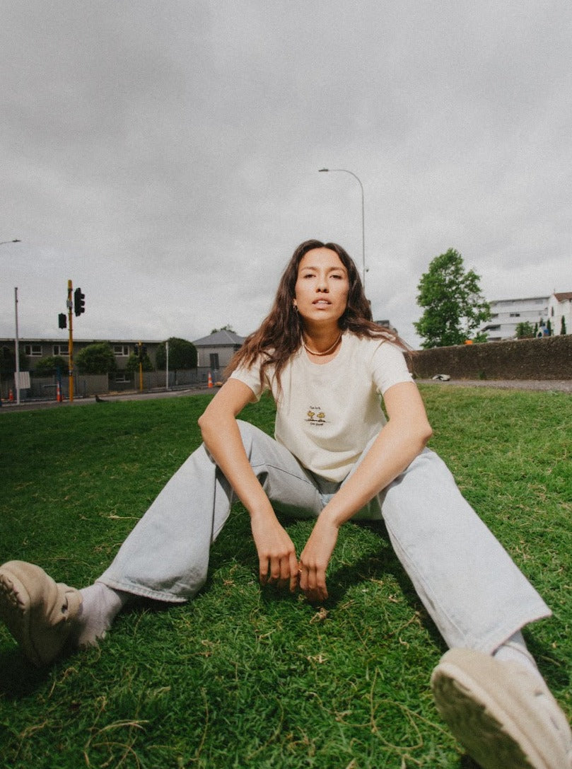 Two Birds One Stoned - Off White (Hemp)